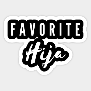 Favorite Hija - Family Collection Sticker